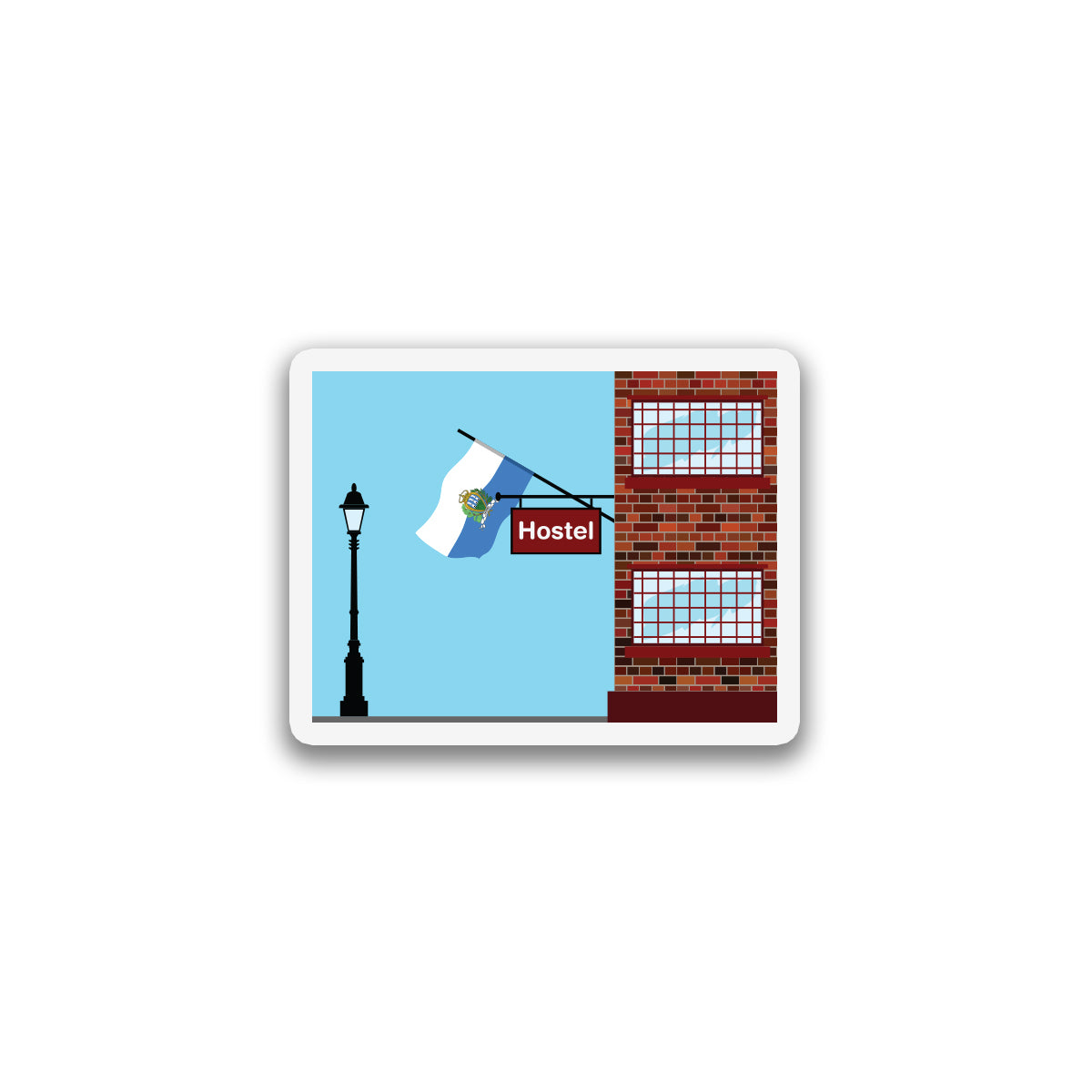 San Marino Hostels Sticker