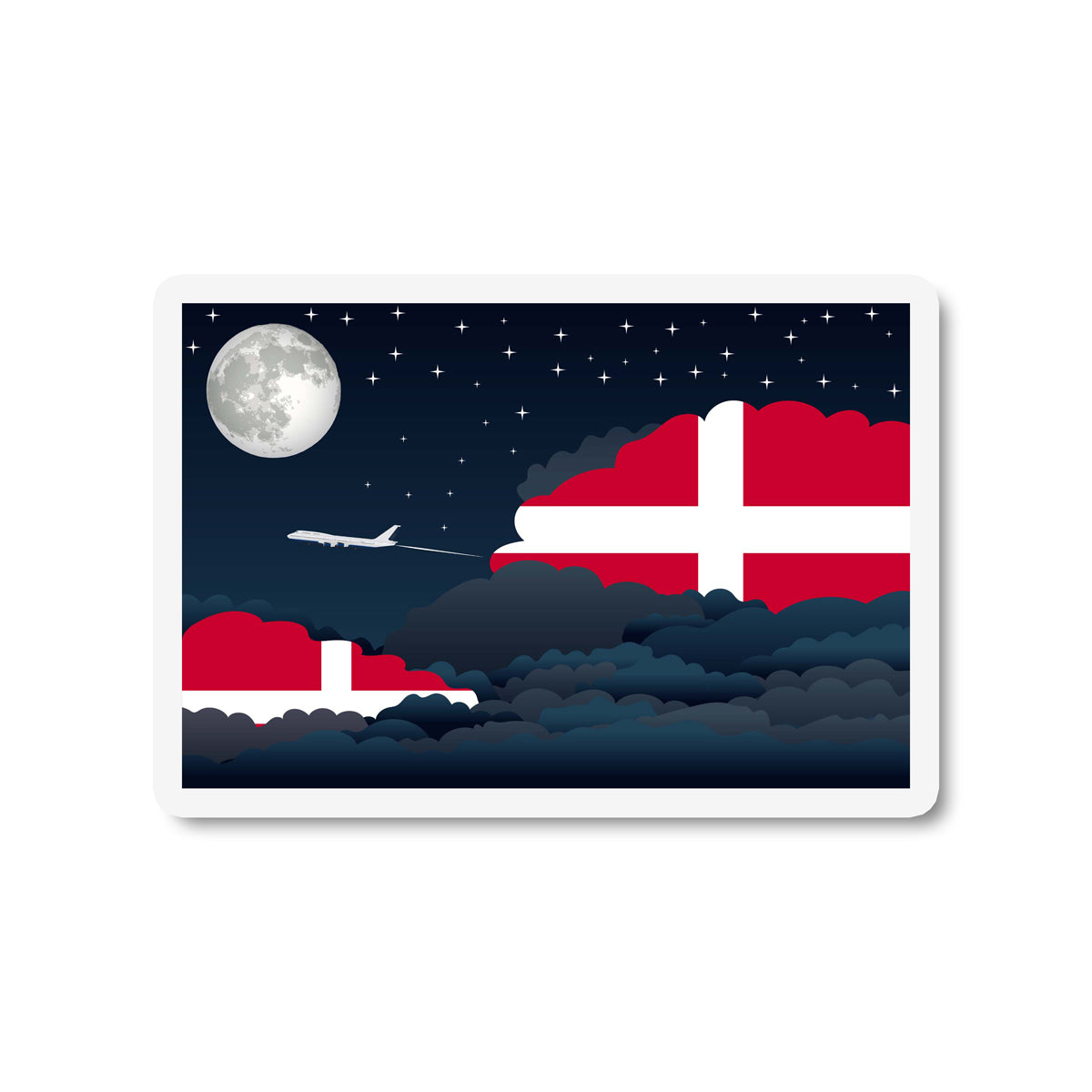 Sovereign Military Order of Malta Night Clouds Fridge Magnet