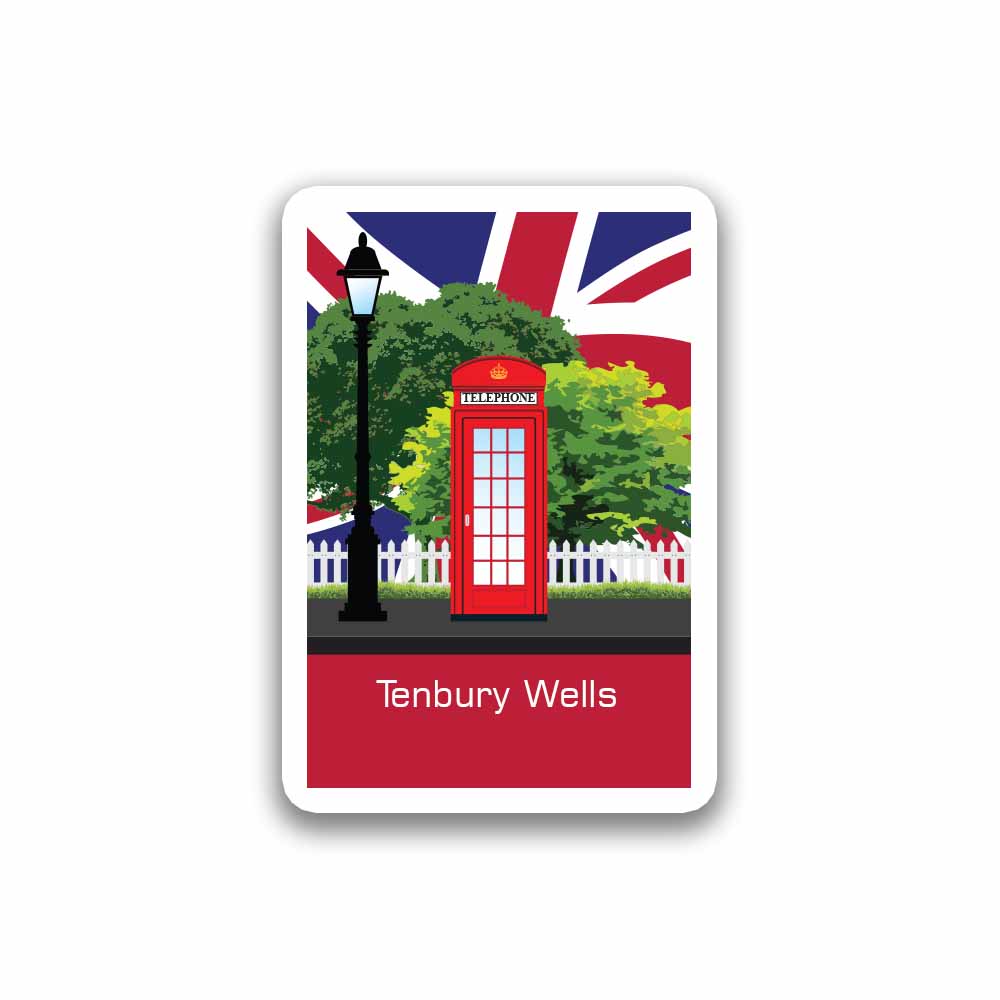 Tenbury Wells Red Telephone Fridge Magnet