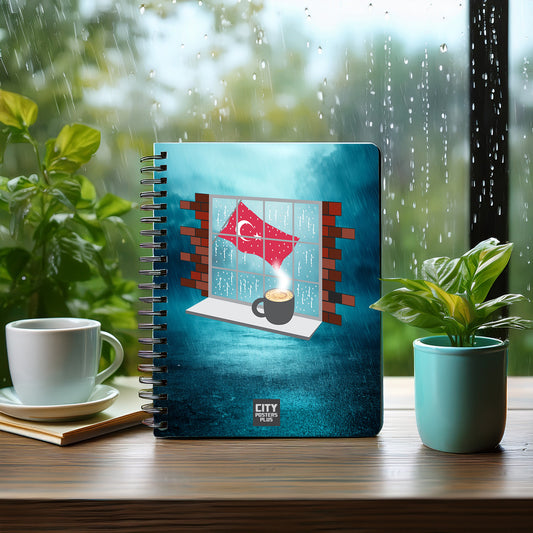 Turkey  Coffee Rain Notebook