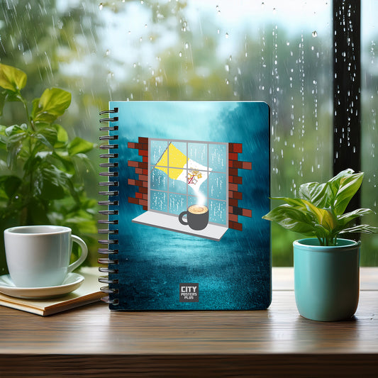Vatican City Holy See  Coffee Rain Notebook