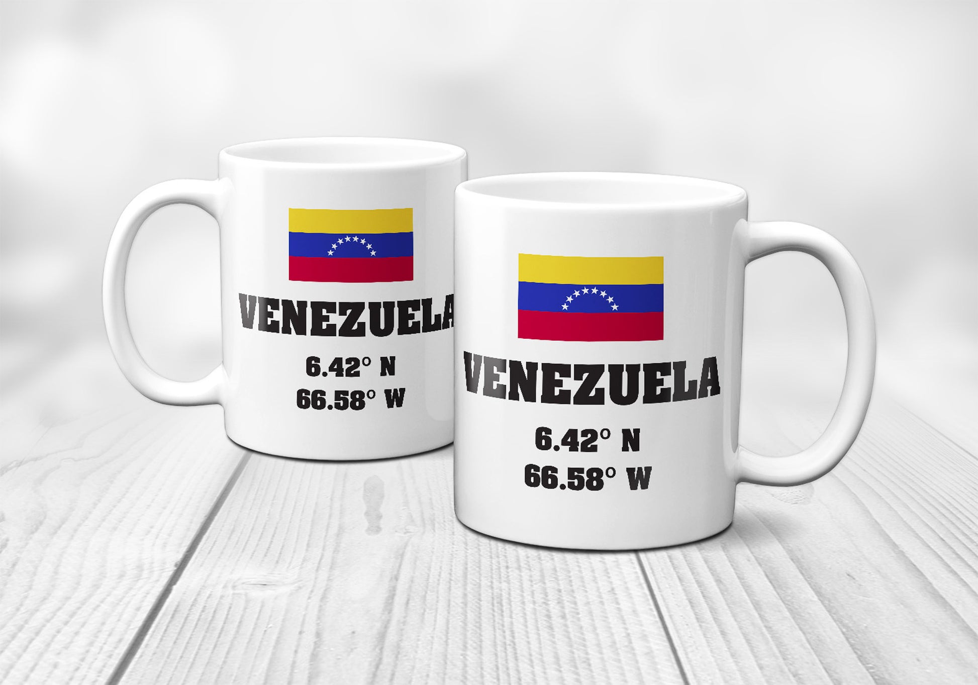 Venezuela Laitutude Longitude Mug