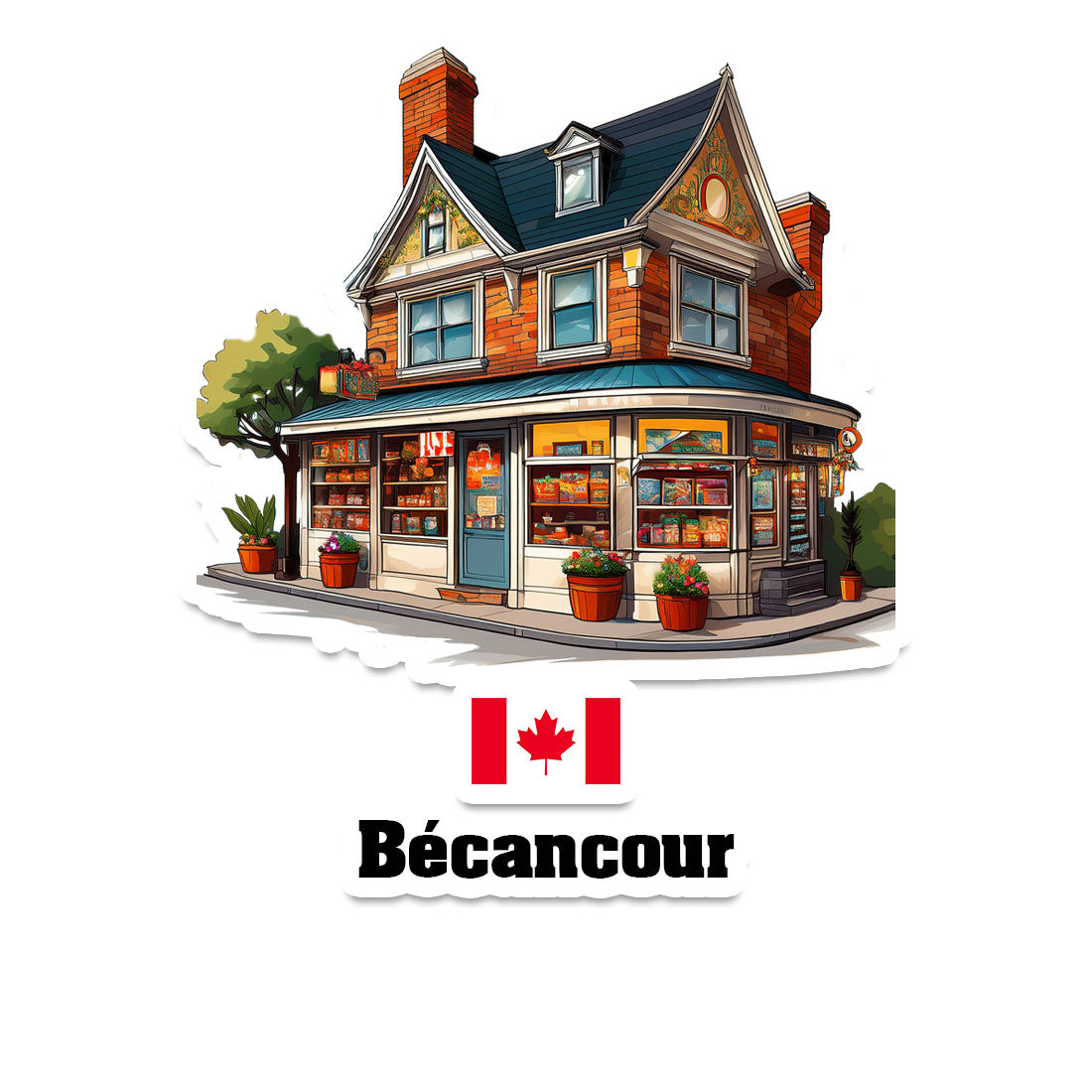 Fredericton Fridge Magnet