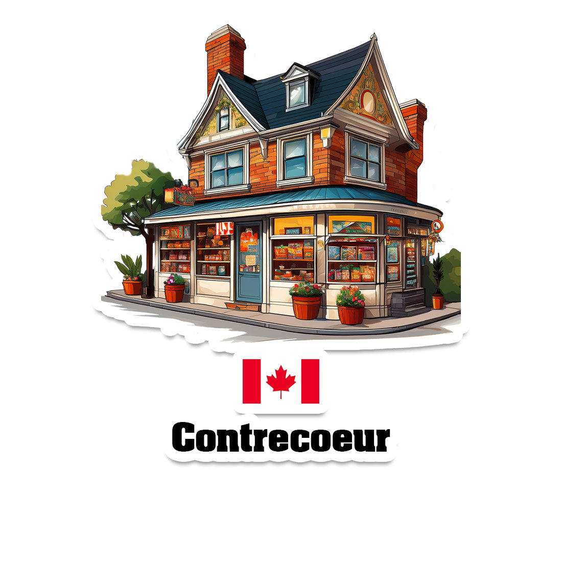 Contrecoeur Sticker