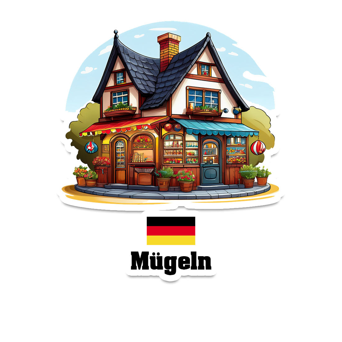 Bernstadt auf dem Eigen Fridge Magnet