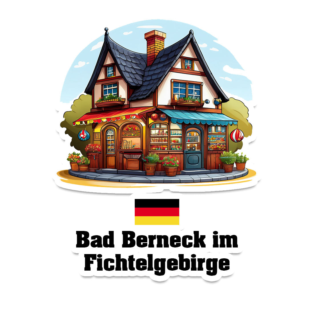 Bad Berneck im Fichtelgebirge Sticker