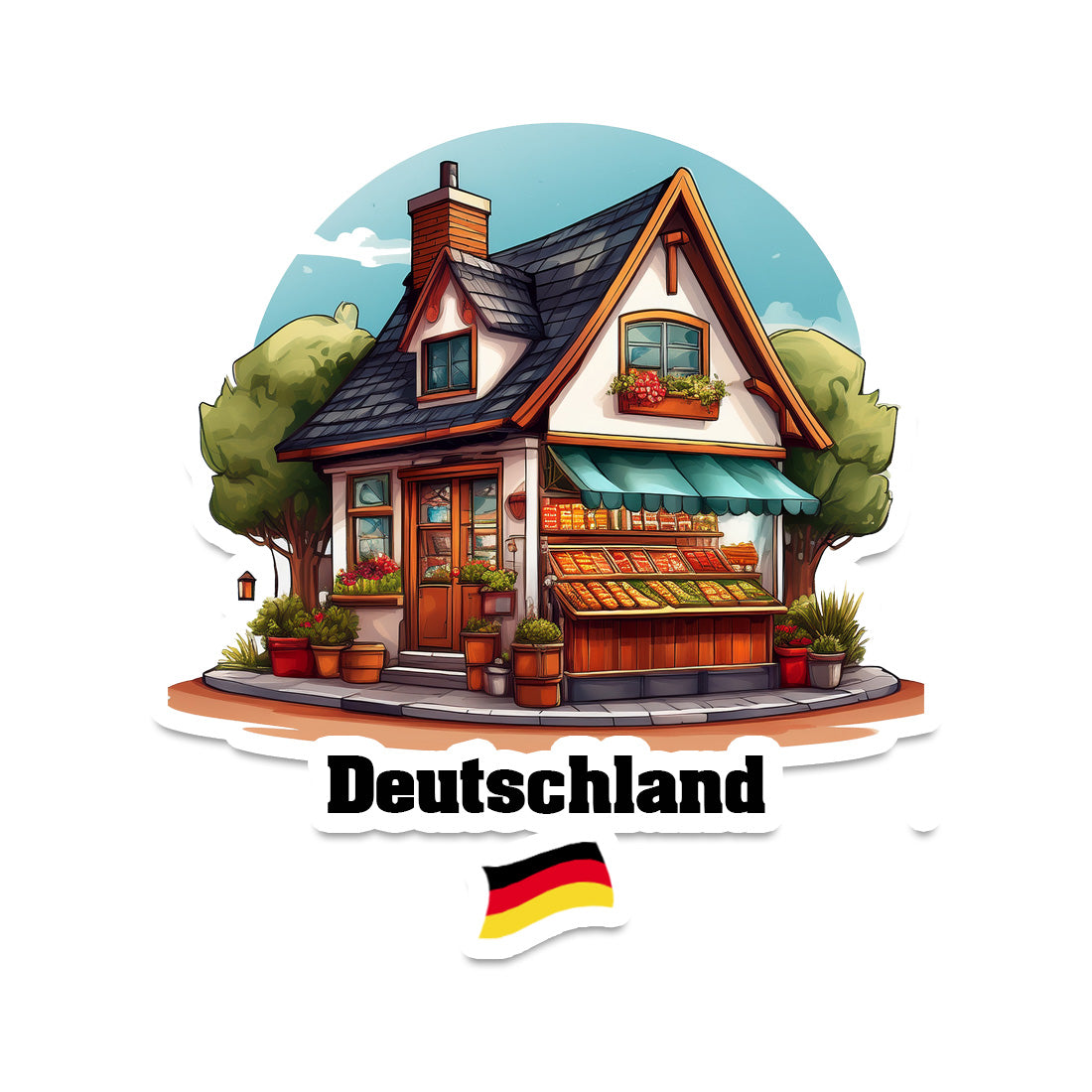 Deutschland Sticker