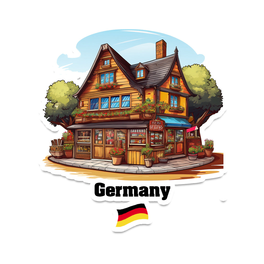 Deutschland Fridge Magnet