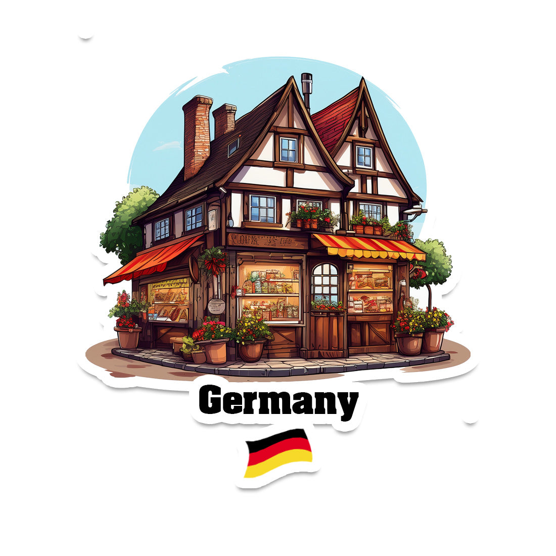 Deutschland Fridge Magnet