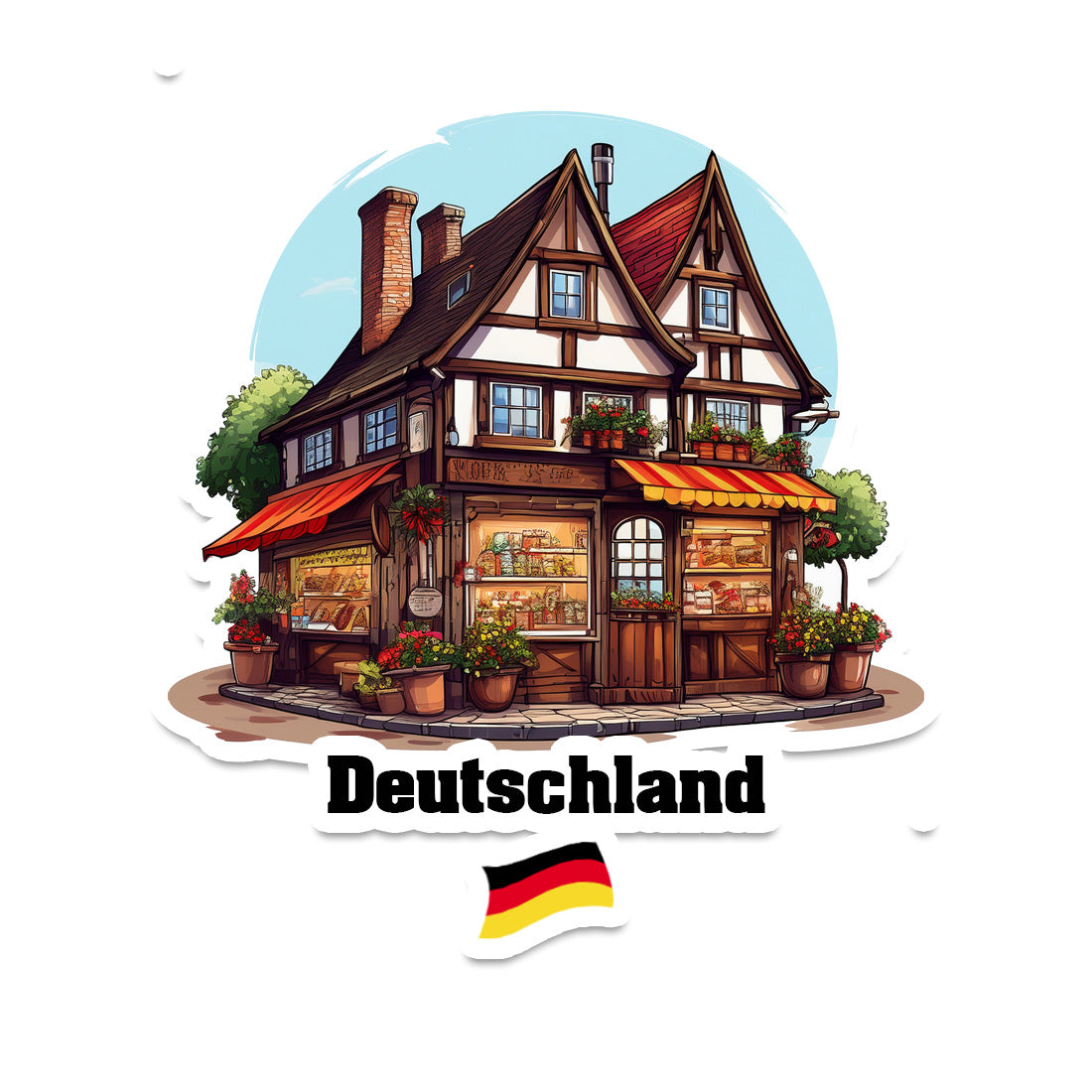 Deutschland Sticker