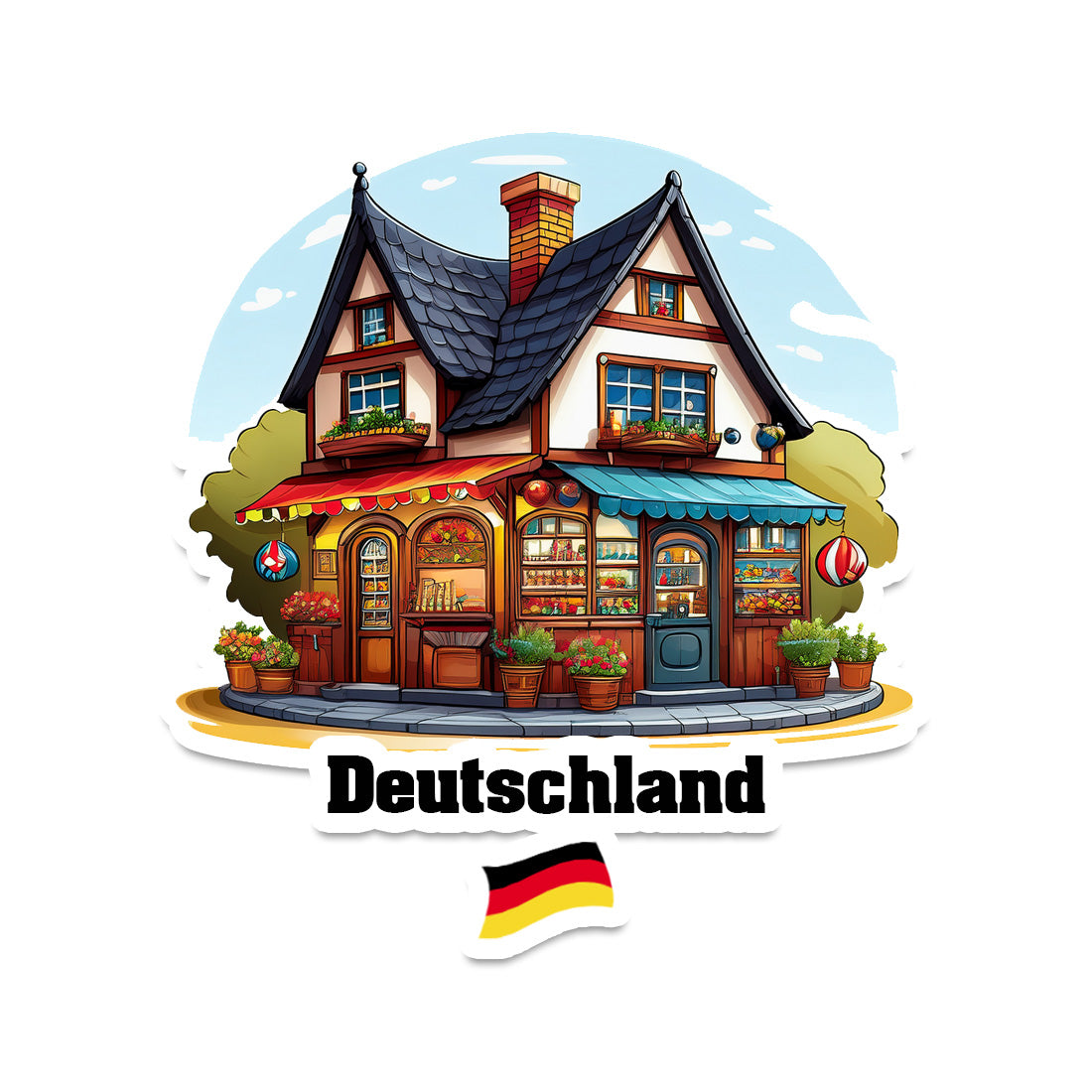 Deutschland Fridge Magnet