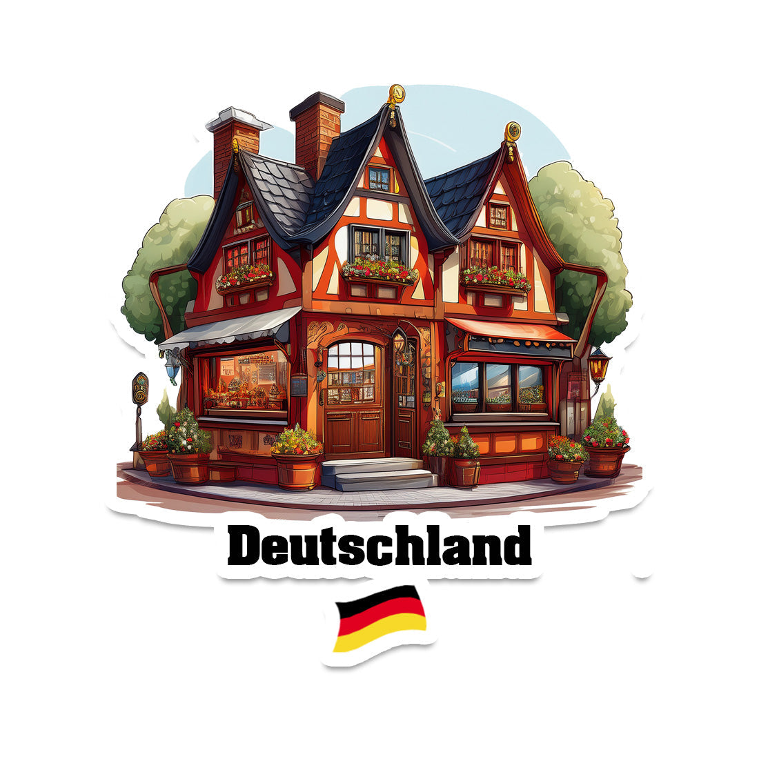 Deutschland Fridge Magnet