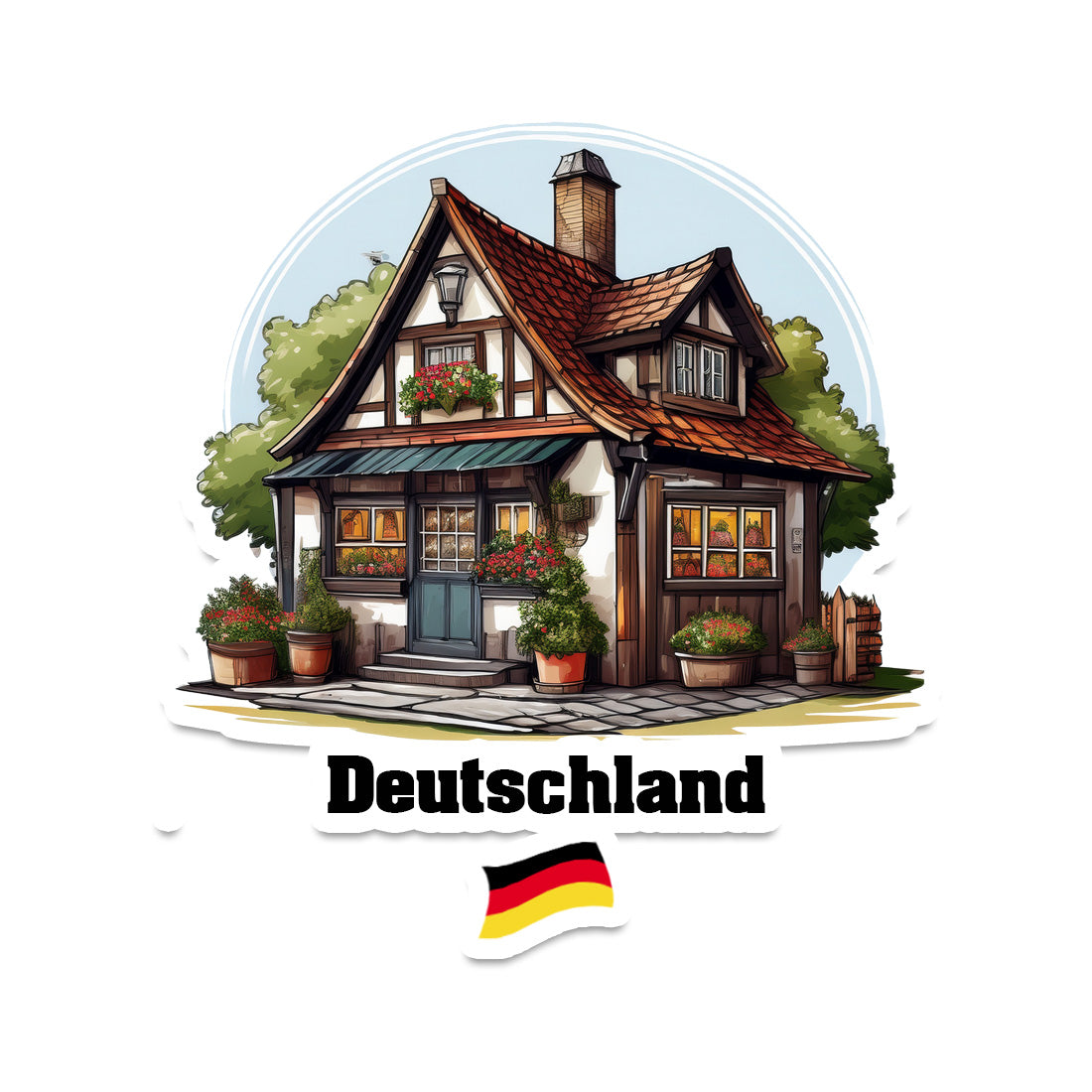 Deutschland Fridge Magnet