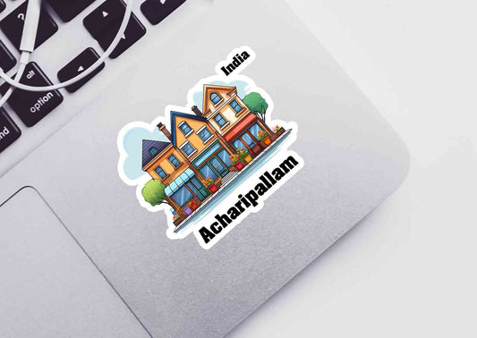 Acharipallam Three Home Office Shop Sticker
