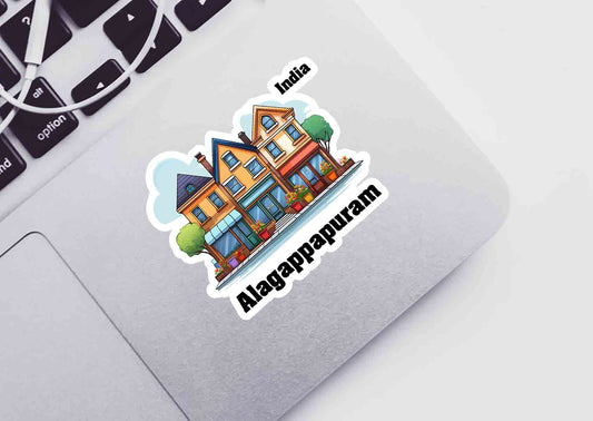 Alagappapuram Three Home Office Shop Sticker