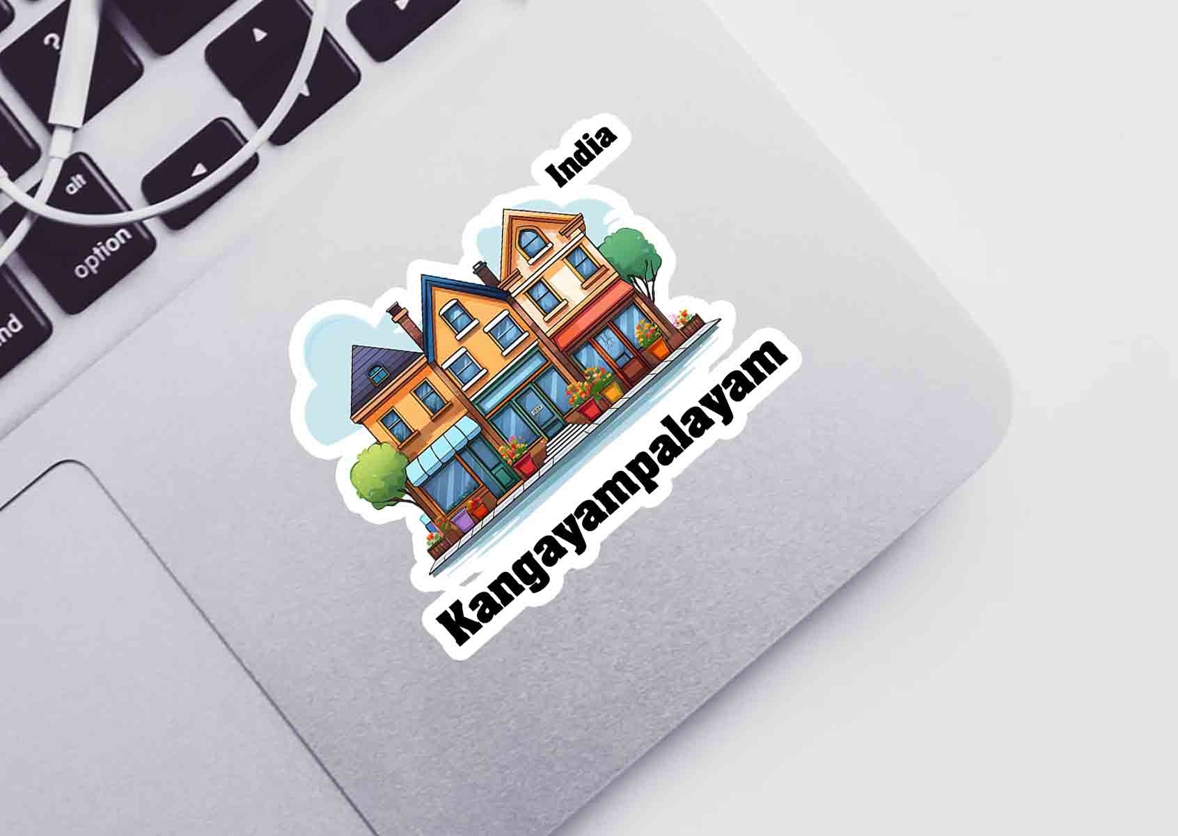 Kangayampalayam Three Home Office Shop Sticker