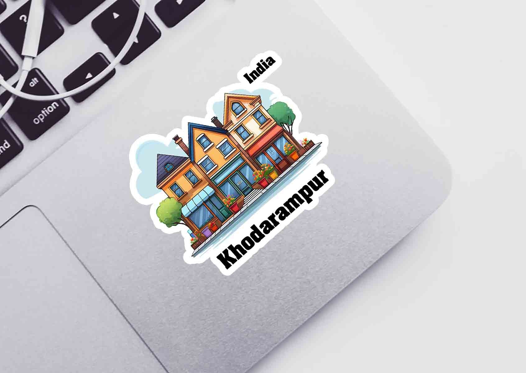 Khodarampur Three Home Office Shop Sticker
