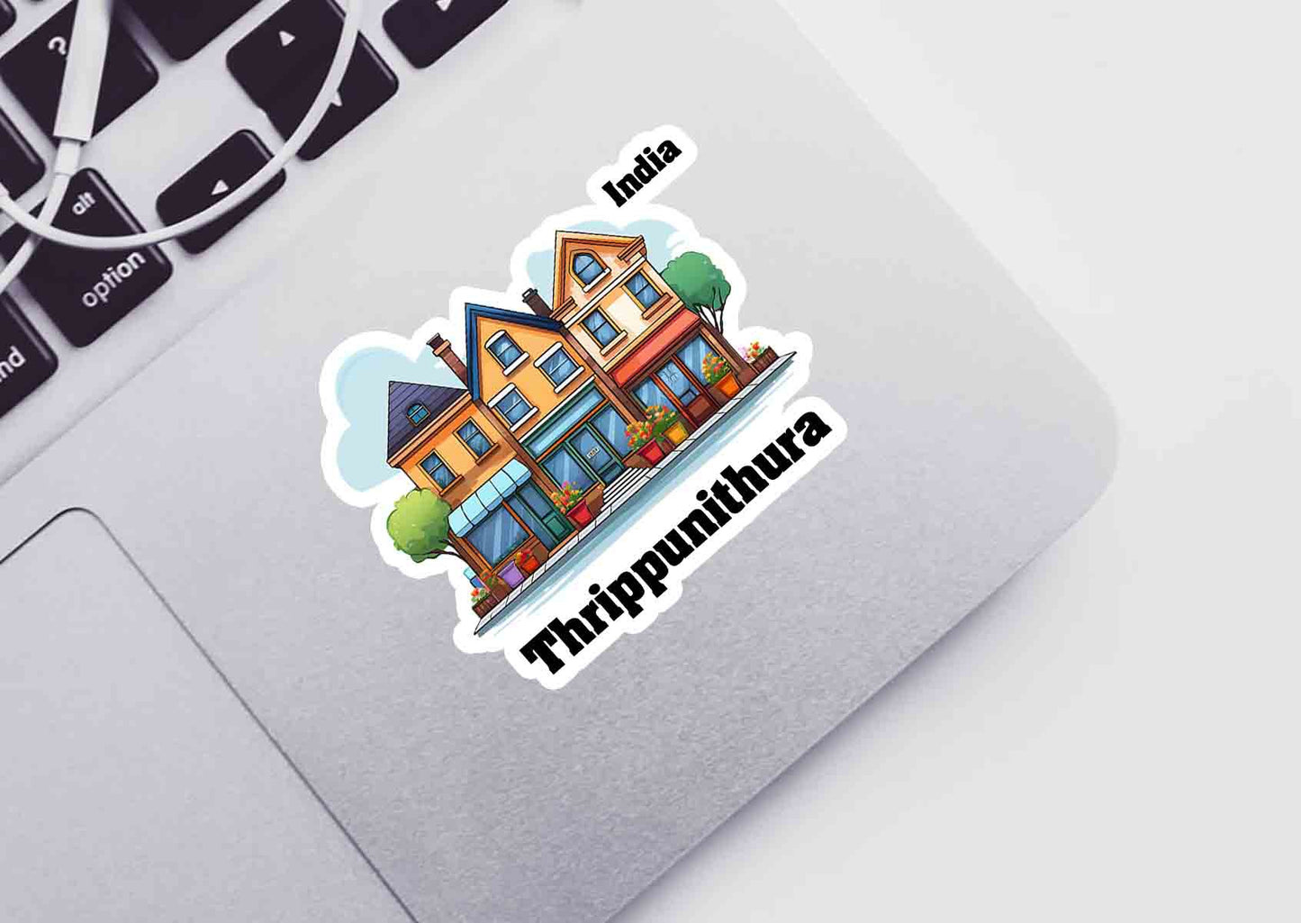 Thrippunithura Three Home Office Shop Sticker