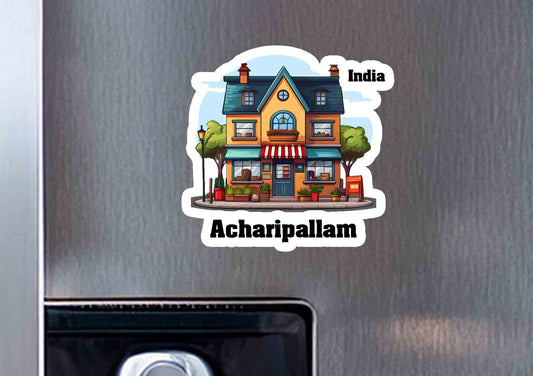 Acharipallam One Home Office Shop Fridge Magnet