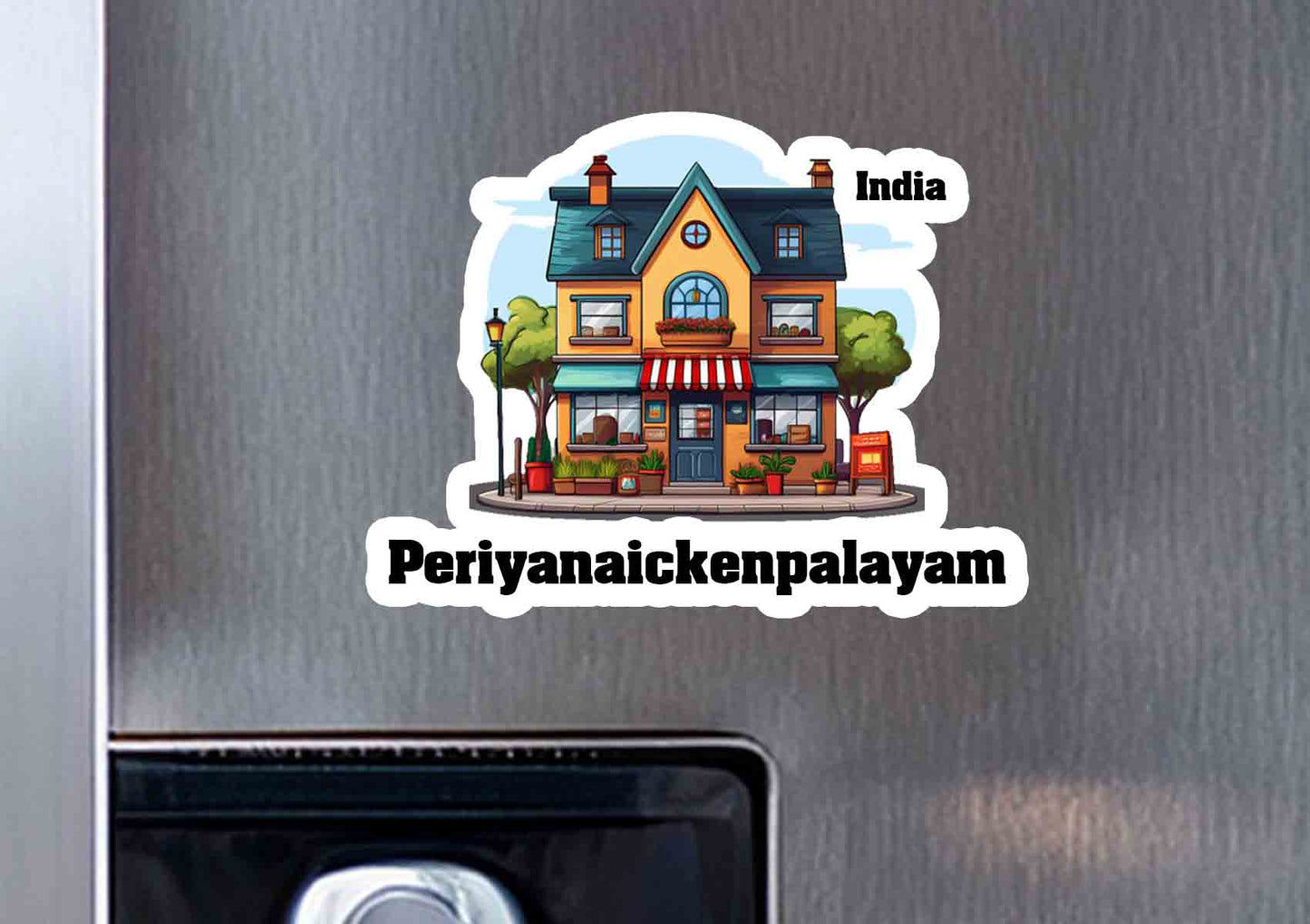 Periyanaickenpalayam One Home Office Shop Fridge Magnet