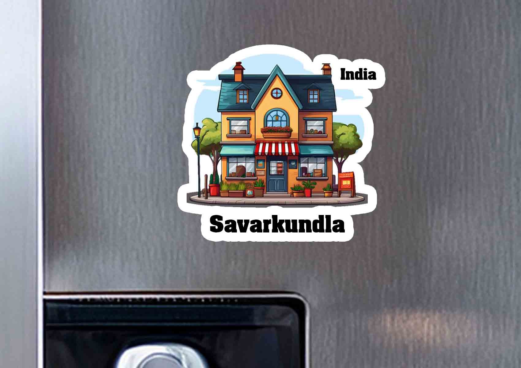 Savarkundla One Home Office Shop Fridge Magnet