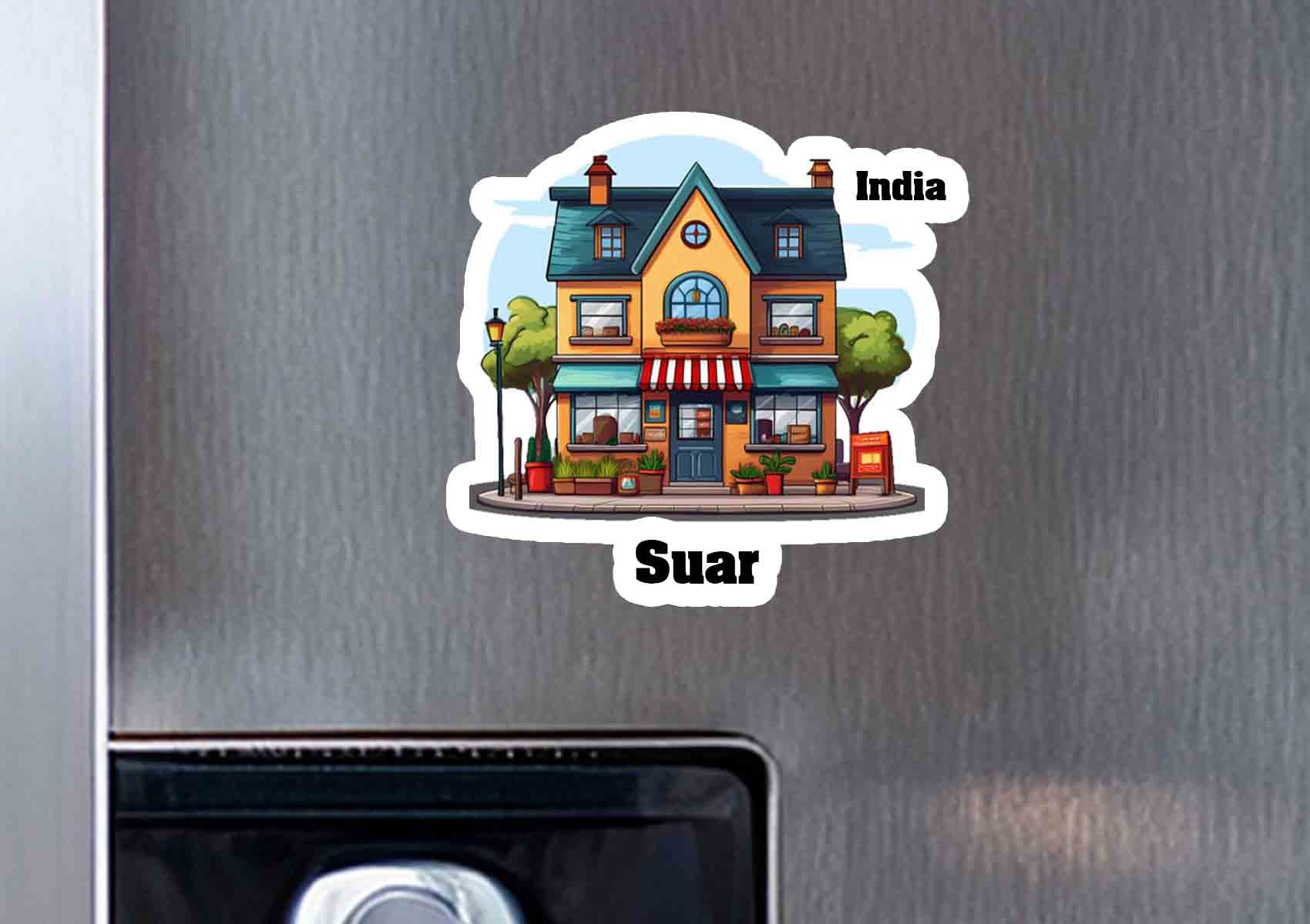Suar One Home Office Shop Fridge Magnet