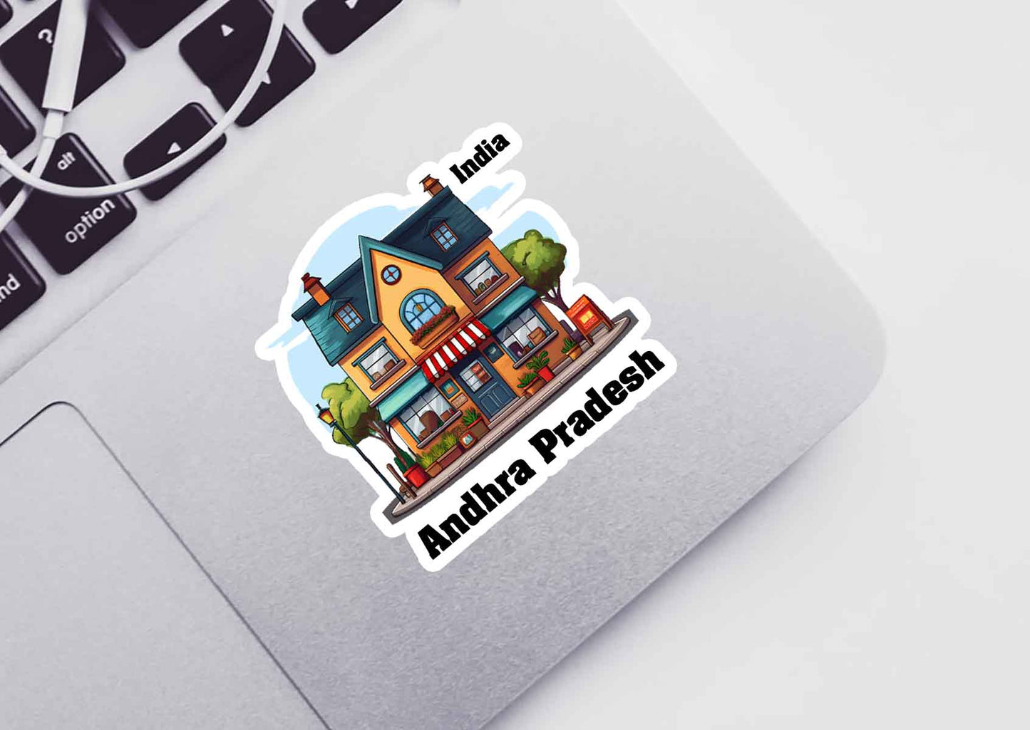 Andhra Pradesh One Home Office Shop Sticker