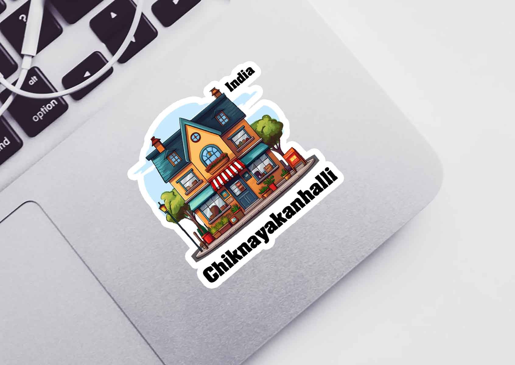 Chiknayakanhalli One Home Office Shop Sticker