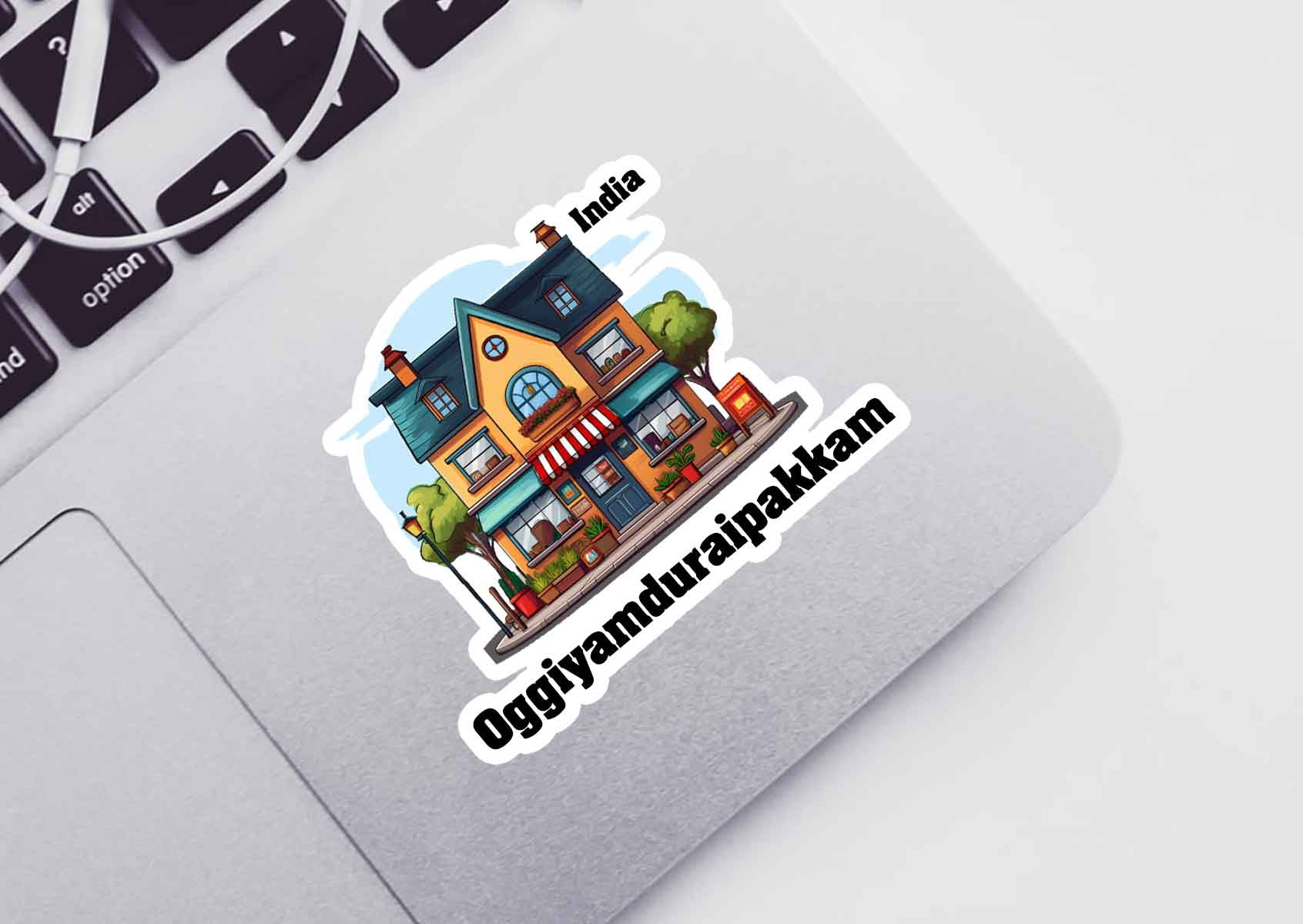 Oggiyamduraipakkam One Home Office Shop Sticker