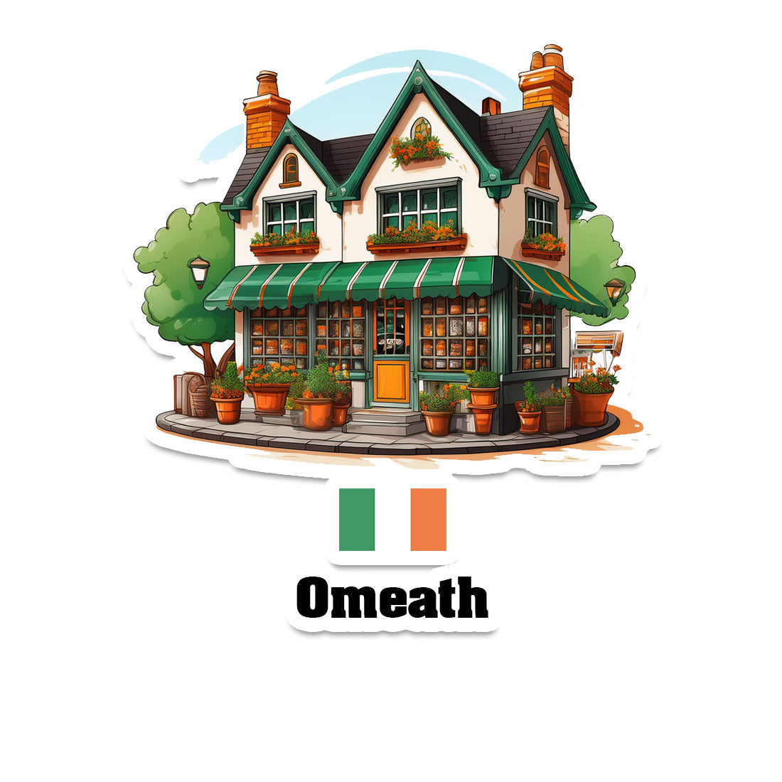 Omeath Sticker