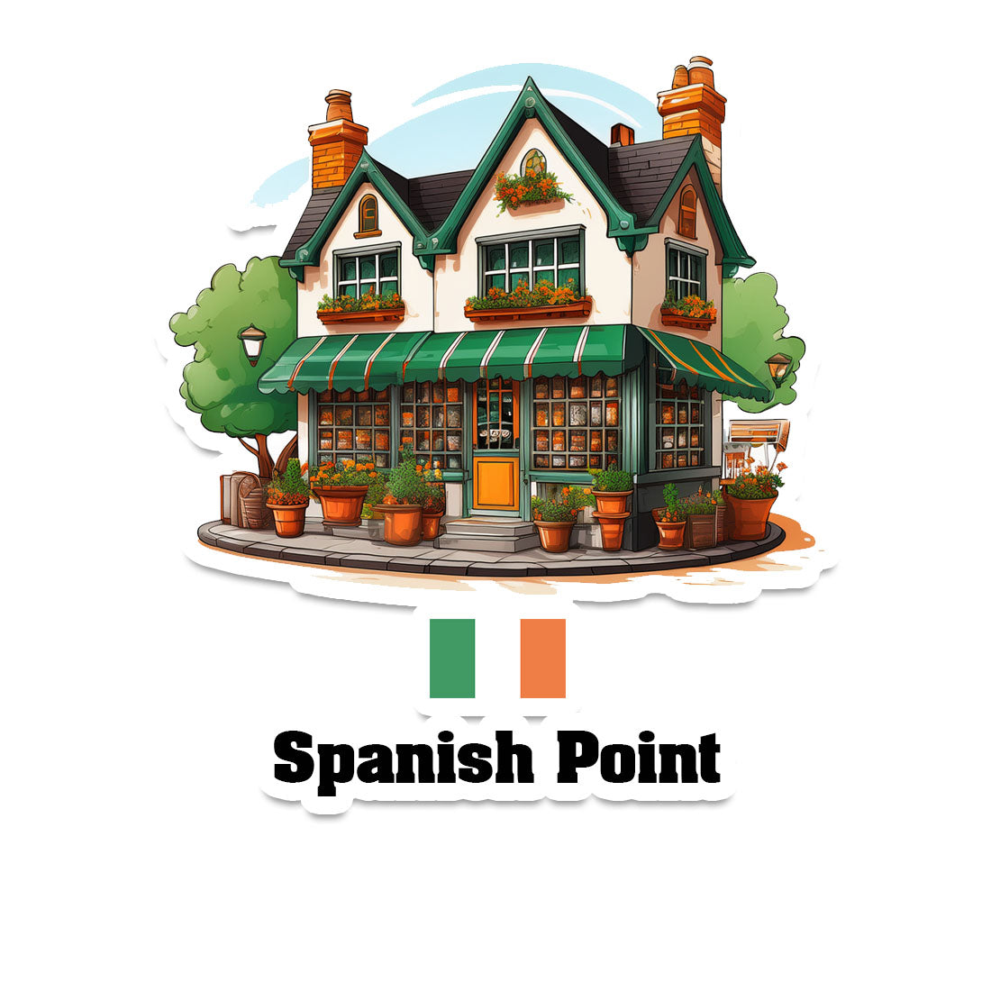 Spanish Point Sticker