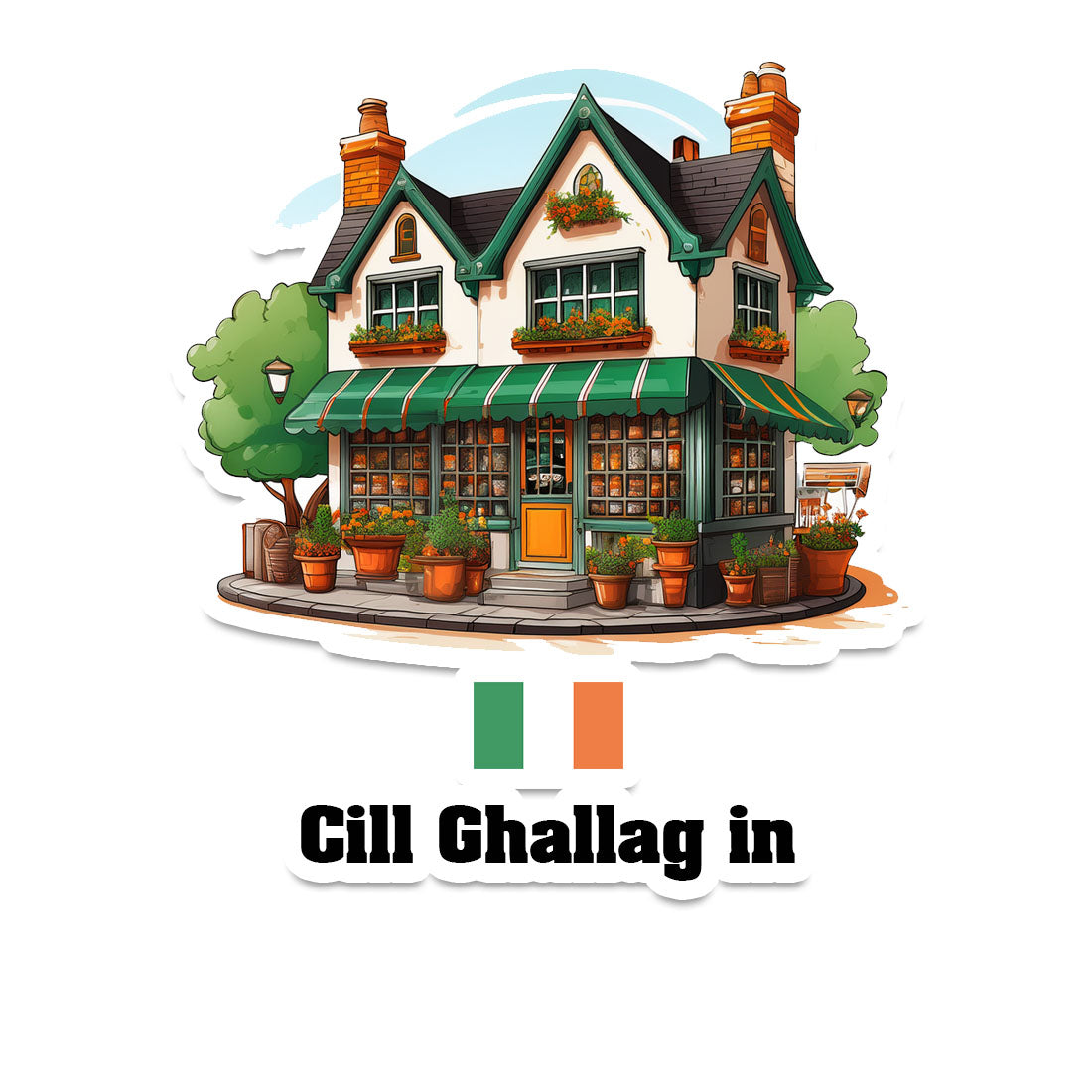 Cill Ghallag in Sticker