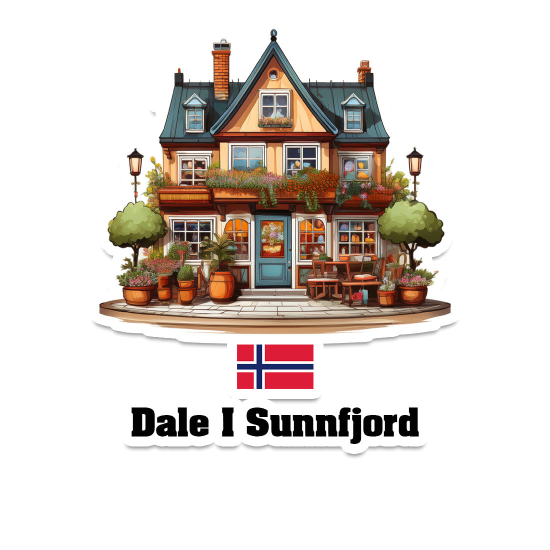 Dale I Sunnfjord Sticker