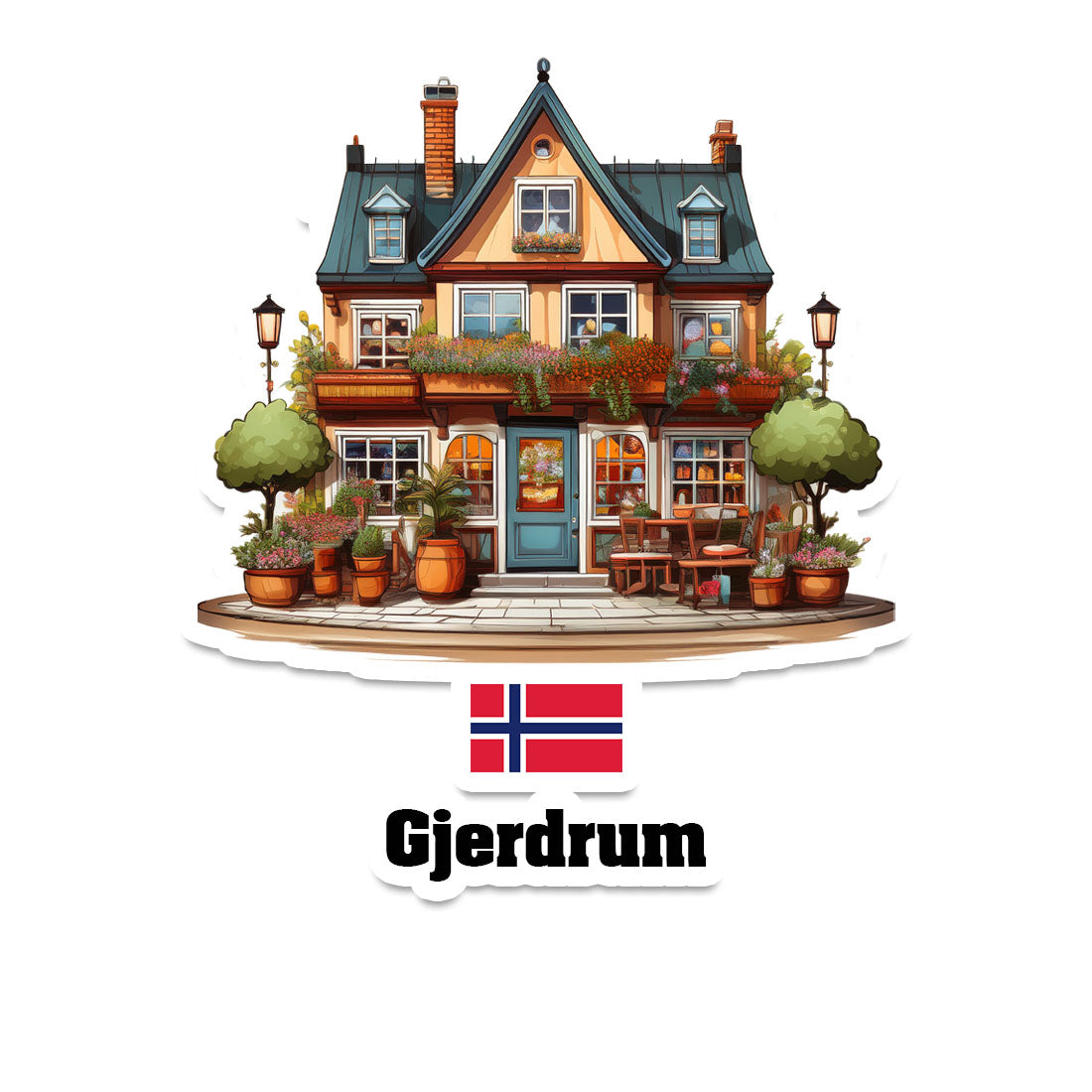 Gjerdrum Sticker