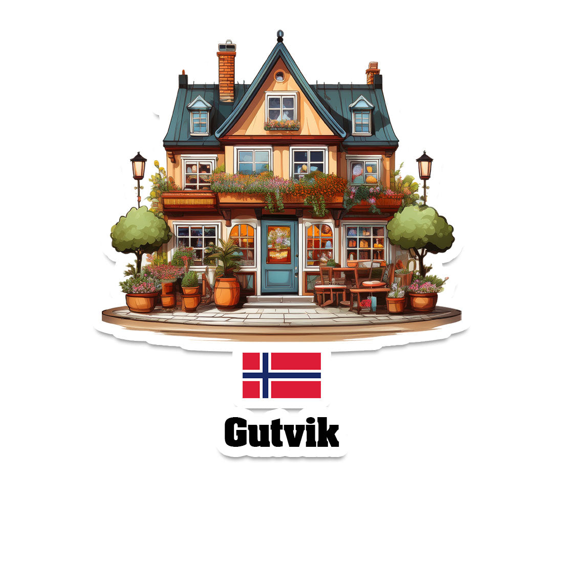 Gravdal Fridge Magnet