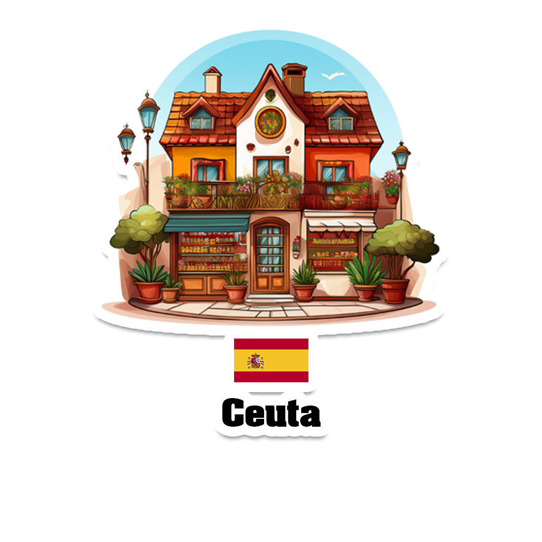 Ceuta Fridge Magnet