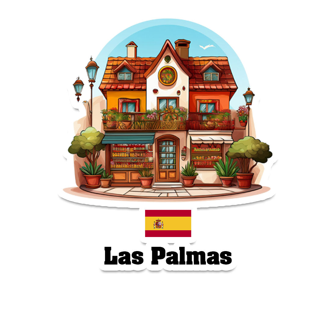 Las Palmas Sticker