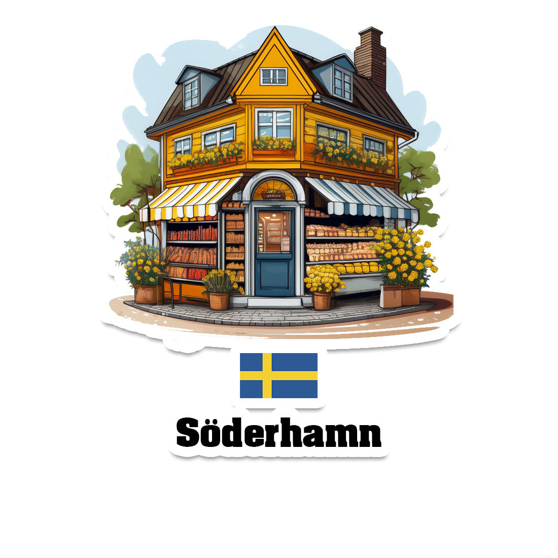 Söderhamn Fridge Magnet