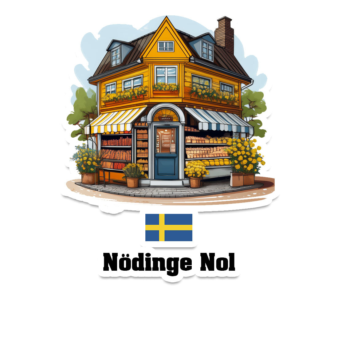 Nödinge Nol Fridge Magnet