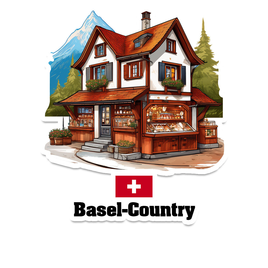 Basel-Country Sticker