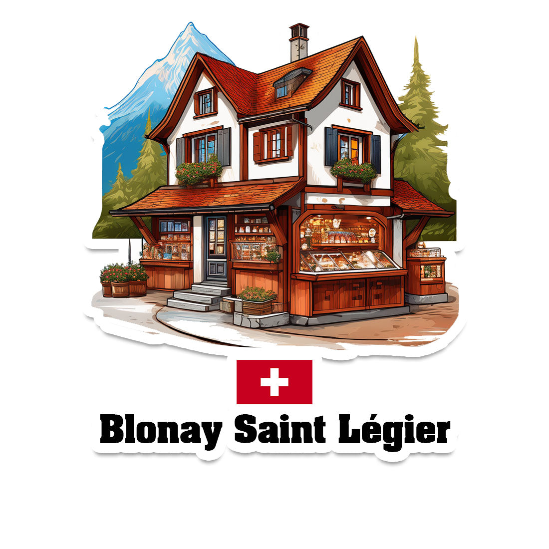 Blonay Saint Légier Sticker