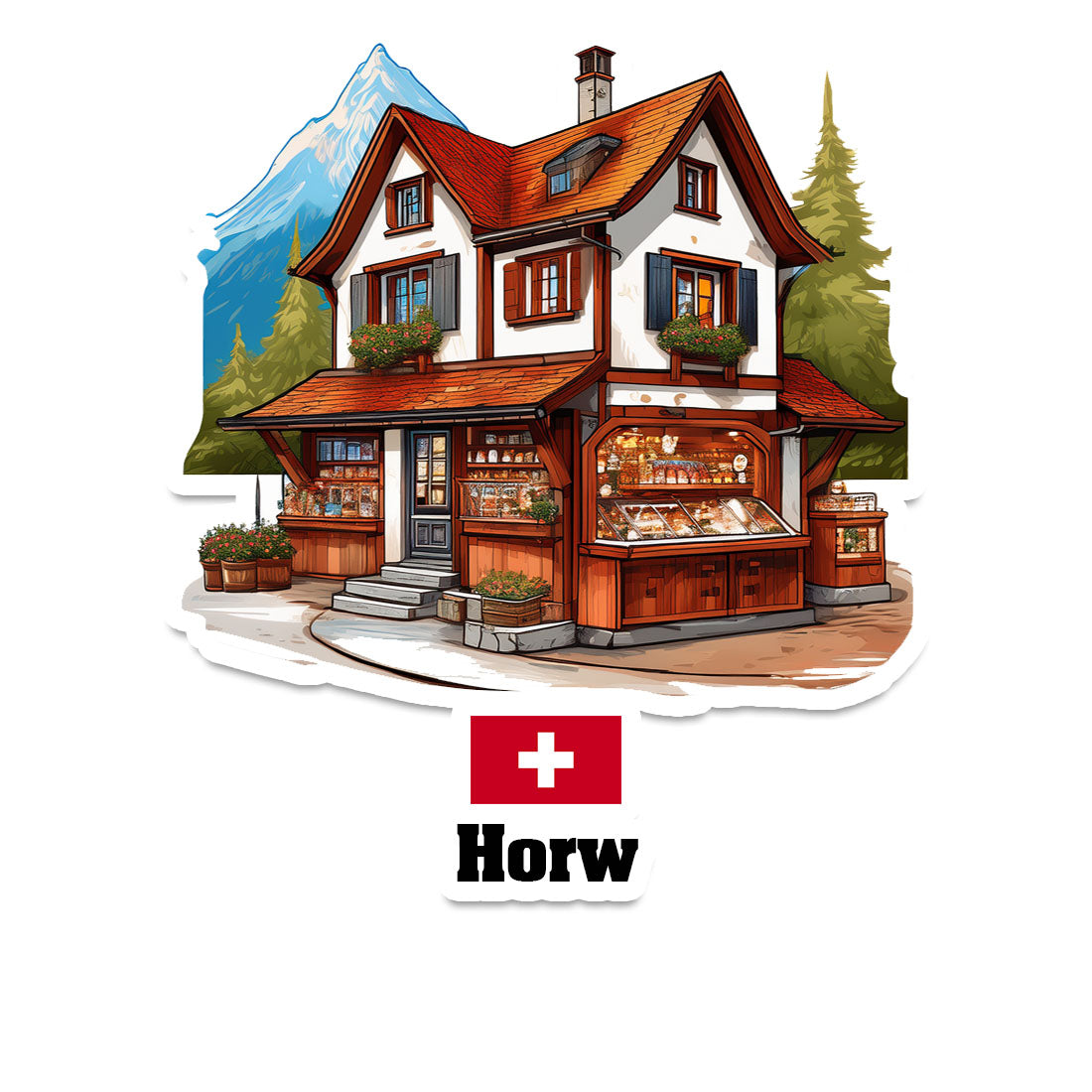 Horw Sticker
