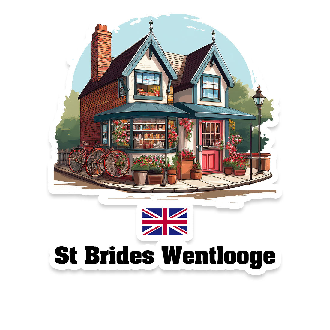 St Brides Wentlooge Fridge Magnet