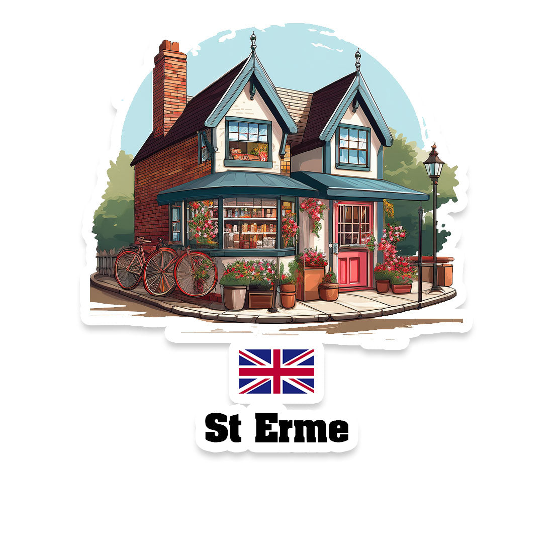 St Erme Fridge Magnet