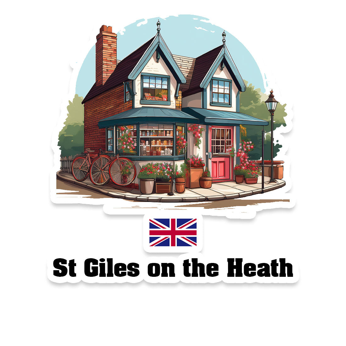 St Giles on the Heath Sticker