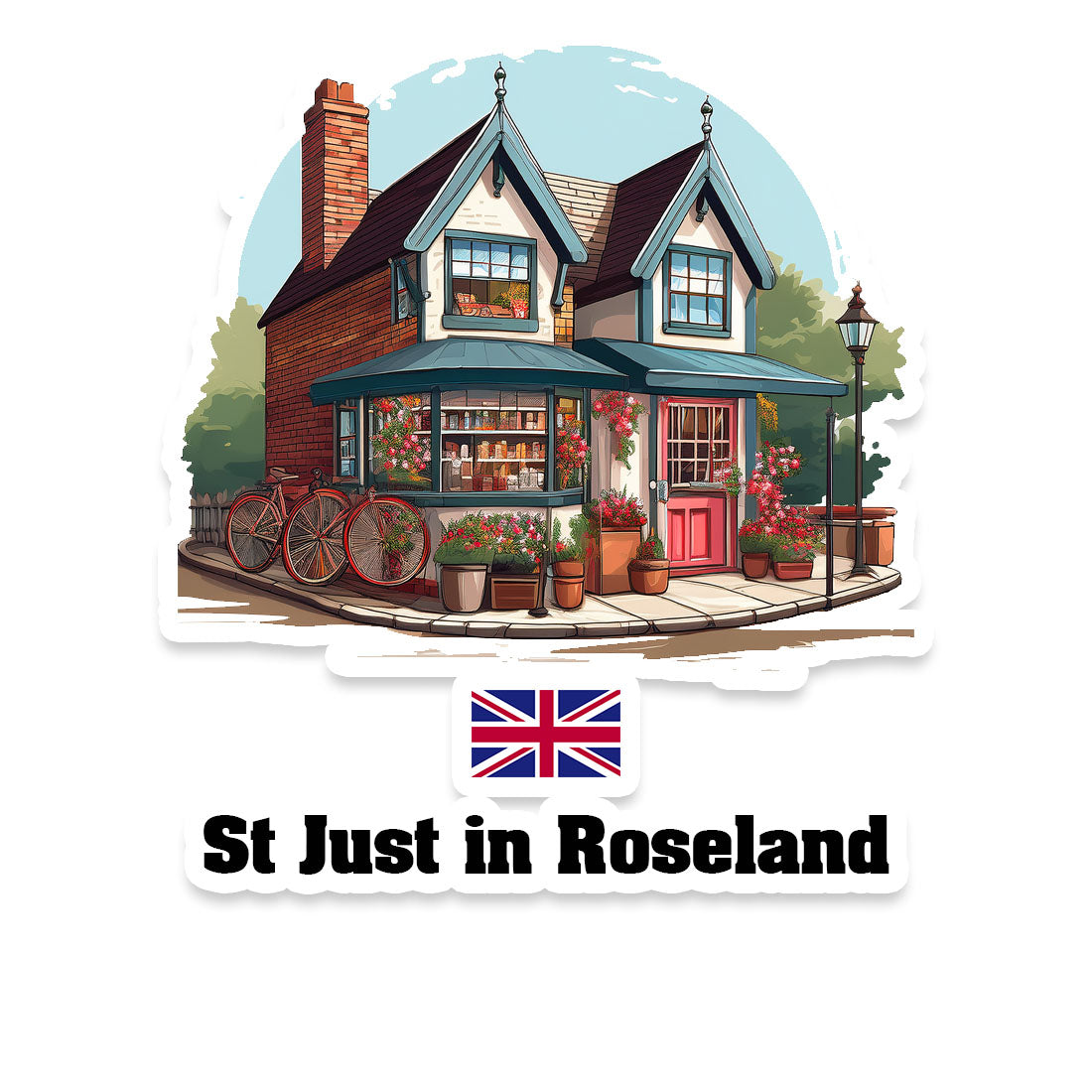 St Just in Roseland Fridge Magnet