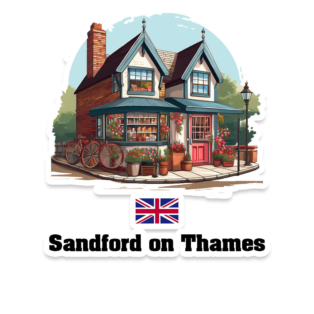 Sandford on Thames Fridge Magnet