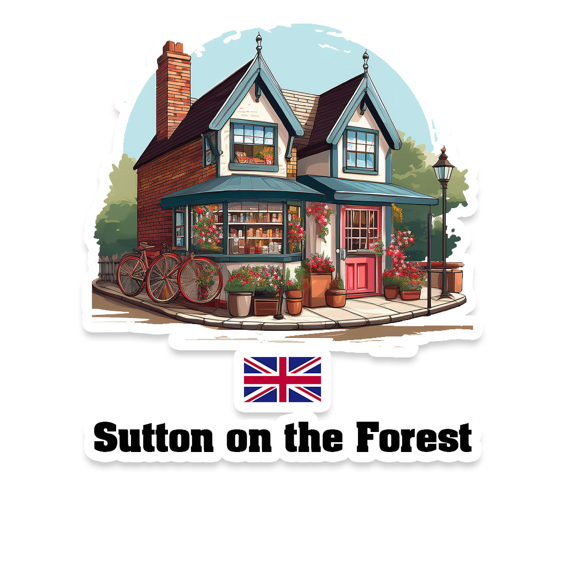 Sutton on the Forest Fridge Magnet
