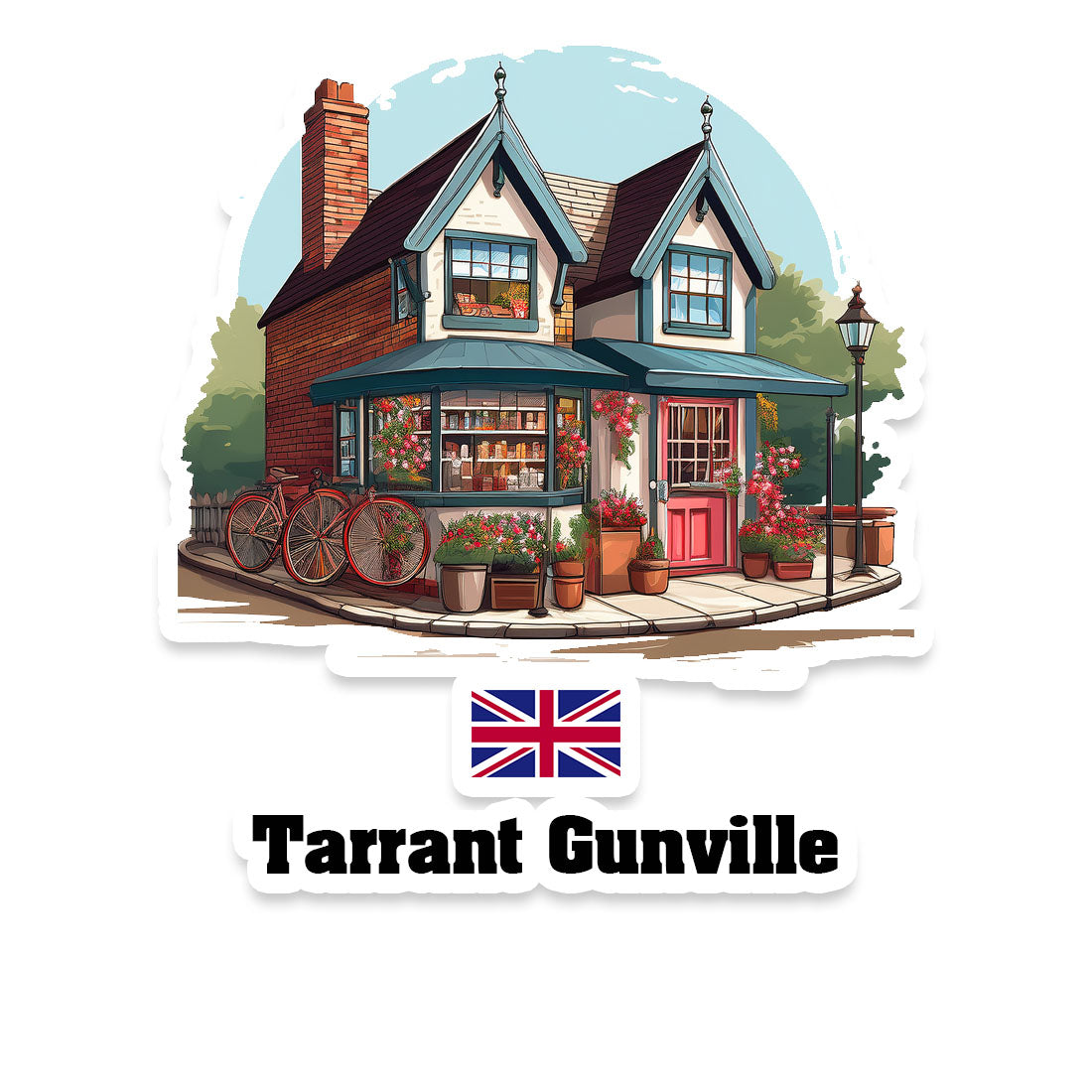 Tarrant Gunville Fridge Magnet