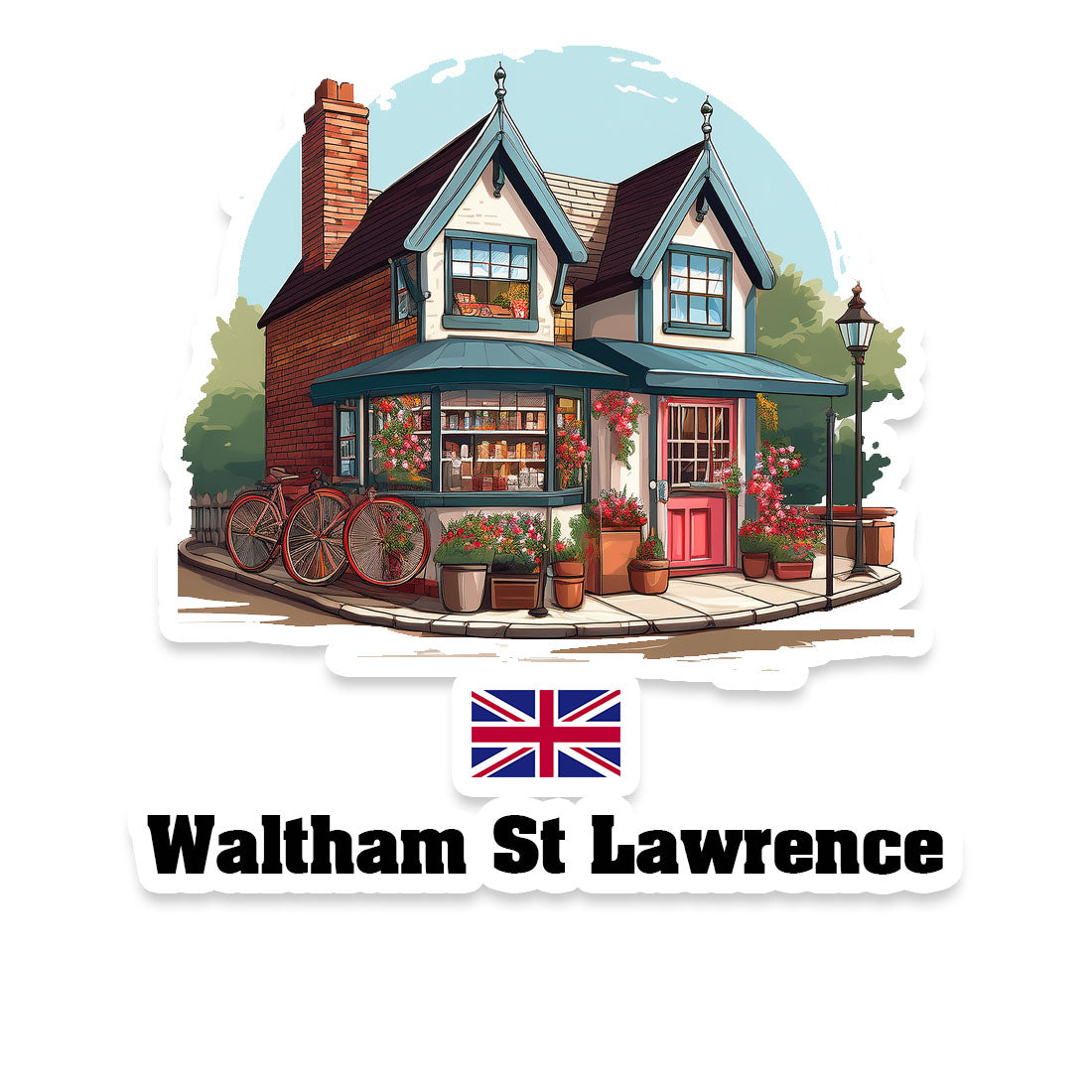 Waltham St Lawrence Fridge Magnet
